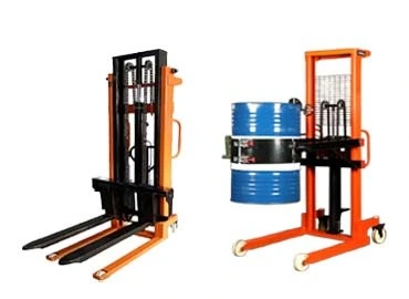 Manual Hand Stacker & drum lift cum tilter